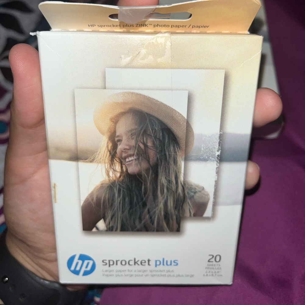 Hp Sprocket Plus photo paper